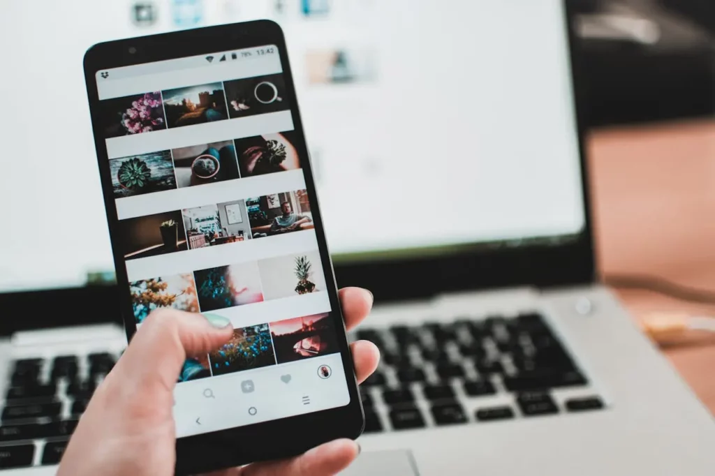 A cohesive social media profile with matching branding elements