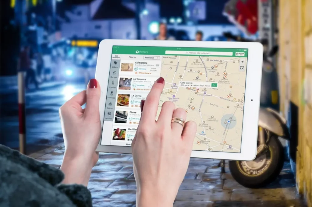 A map highlighting targeted areas for a localized PPC campaign