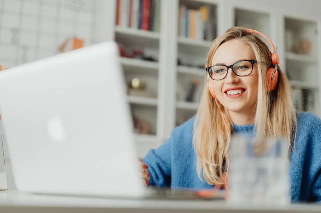 A real estate agent engaging with followers on social media.
